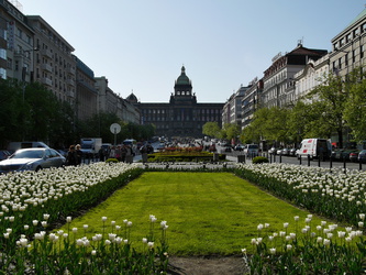 Blick über den Wenzelsplatz zum Nationalmuseum