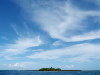 Low Island mit Leuchtturm