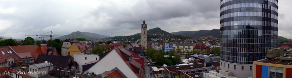 Jena - Panoramablick vom Pulverturm