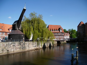 Lüneburg - Alter Kran im Hafen