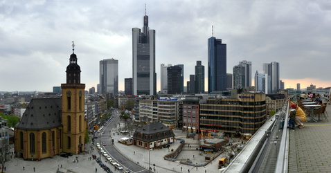 Frankfurt am Main - Ausblick von der Zeil-Galerie