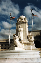 Washington D.C. - Union Station und Columbus Statue