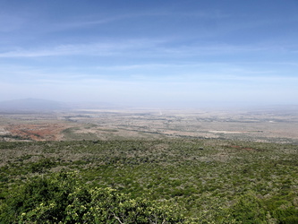 Ausblick auf dem Weg von Nairobi zur Masai Mara
