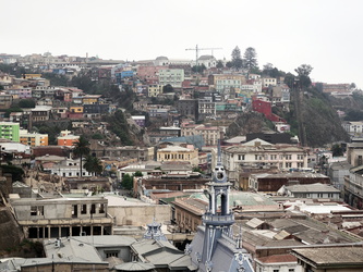 Valparaiso - Blick über die Stadt