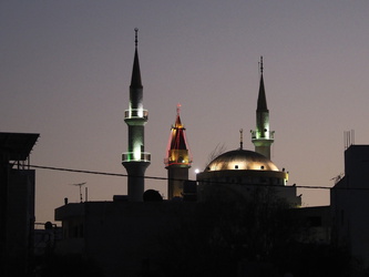 Moschee am Abend