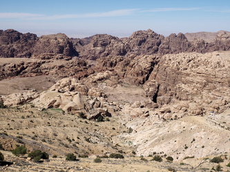 Landschaft bei Petra