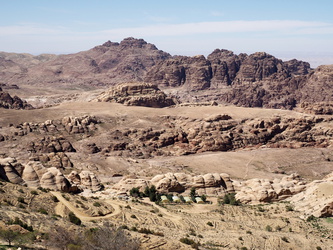 Landschaft bei Petra