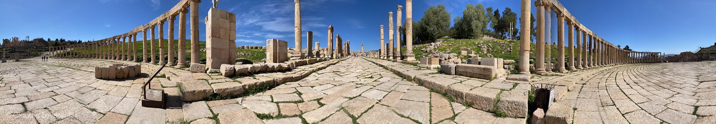Ovales Forum und Cardo Maximus