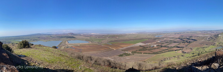 Panoramablick an den Golanhöhen