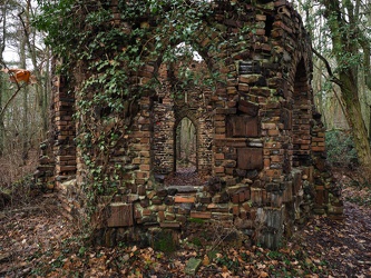 Blankensee - Ruine im Wald