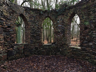 Blankensee - Ruine im Wald