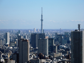 Ausblick vom Tokyo Metropolitan Government Building (Rathaus)