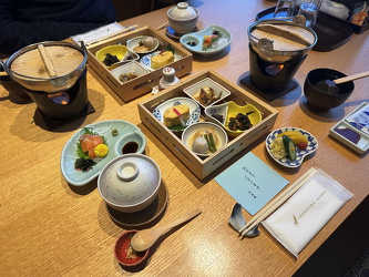 Frühstück im Oishiya-Ryokan