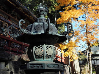 Laterne am Yomeimon Gate