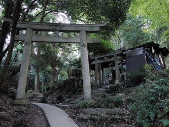 Stein-Torii am Ipponsugi-okami