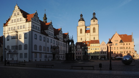 Lutherstadt Wittenberg - Rathaus am Marktplatz