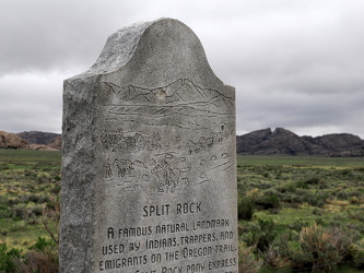 Split Rock am Oregon Trail