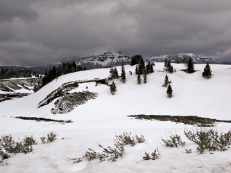 Tiefer Schnee am Blackrock Creek