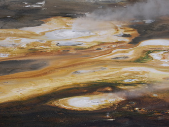 Swiss Cheese Pool - Norris Geyser Basin