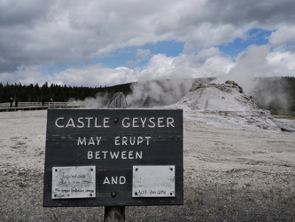 Castle Geyser - Upper Geyser Basin 