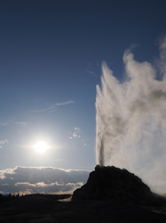 White Dome Geyser - Firehole Lake Drive