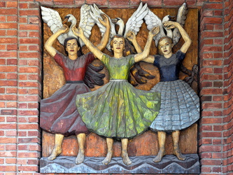 Schnitzerei am Rathaus