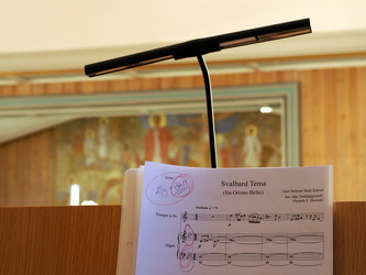 Noten an der Orgel - Svalbard Tema