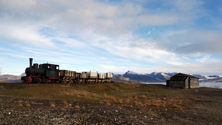 Überreste der Kohle-Eisenbahn