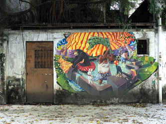 Mural Arts Lane - Waschplatz