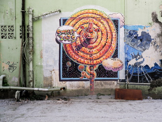 Mural Arts Lane - Neujahrsschwein