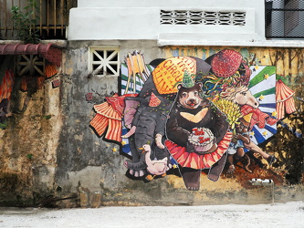 Mural Arts Lane - Ipoh Circus