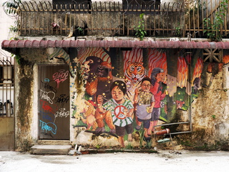 Mural Arts Lane - No War