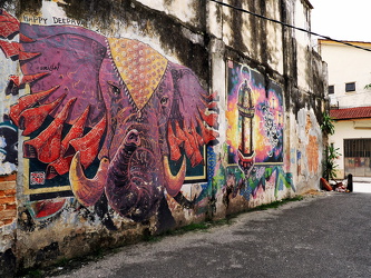 Mural Arts Lane - Elefant