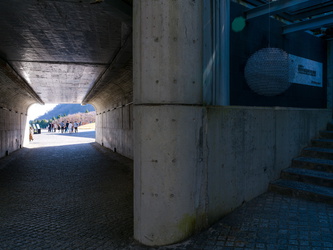 Tunnel in den Garten