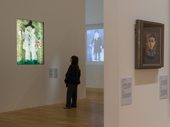 Picasso-Pavillon - Glasbild